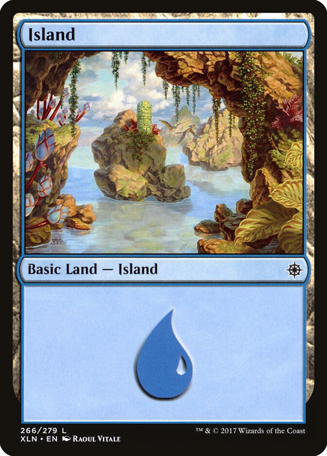 Island card front