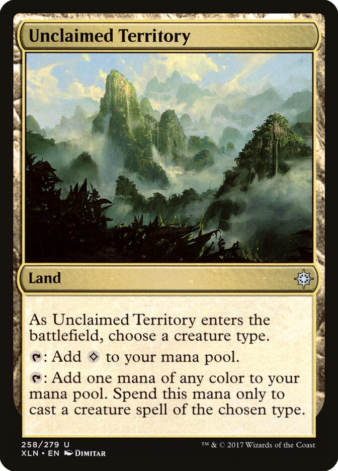 Unclaimed Territory card front