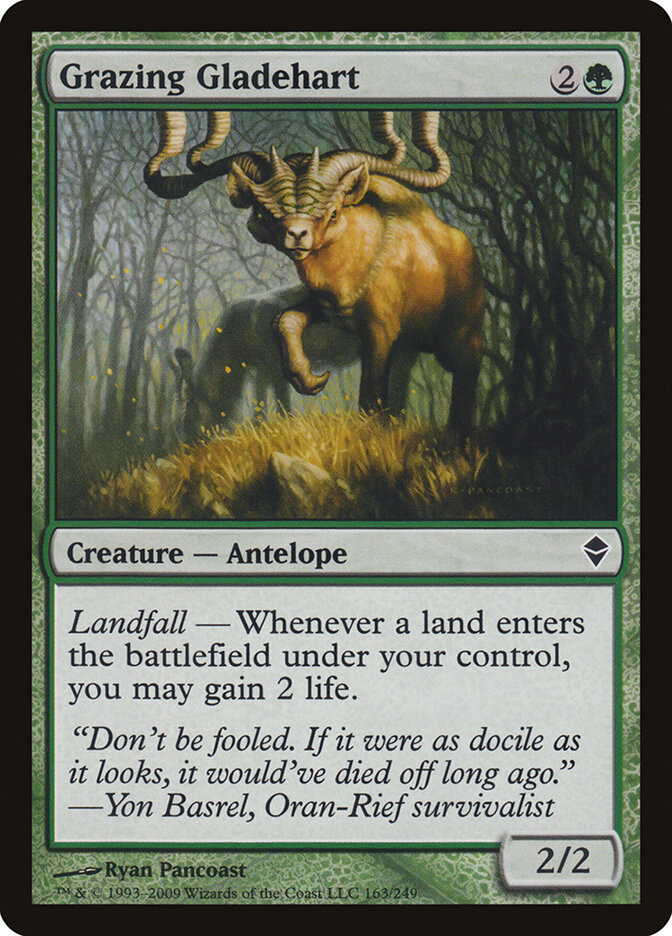 Grazing Gladehart card front
