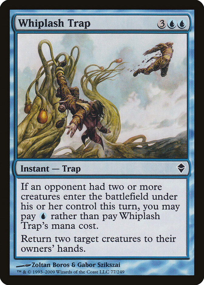Whiplash Trap card front