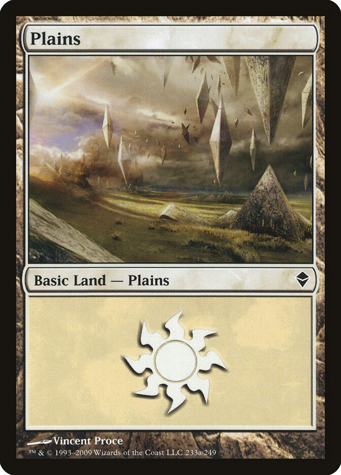 Plains card front