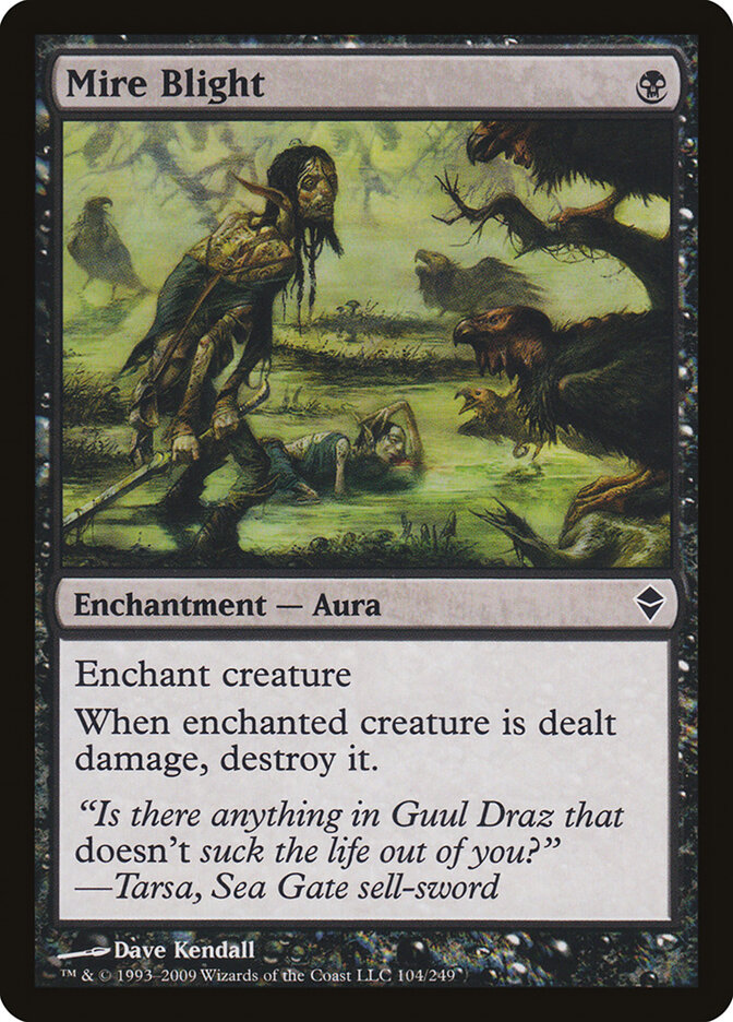 Mire Blight card front