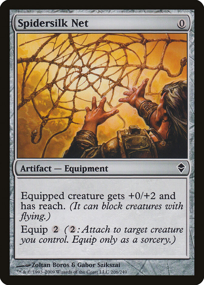 Spidersilk Net card front