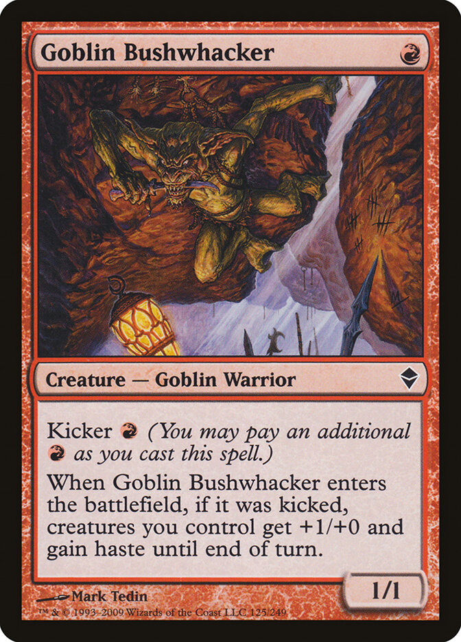 Goblin Bushwhacker card front