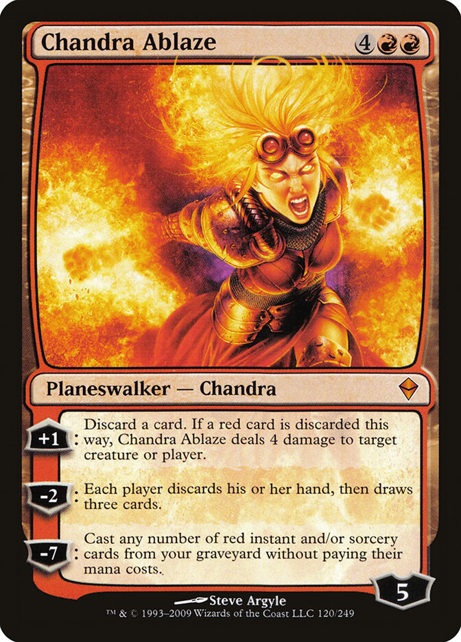 Chandra Ablaze card front