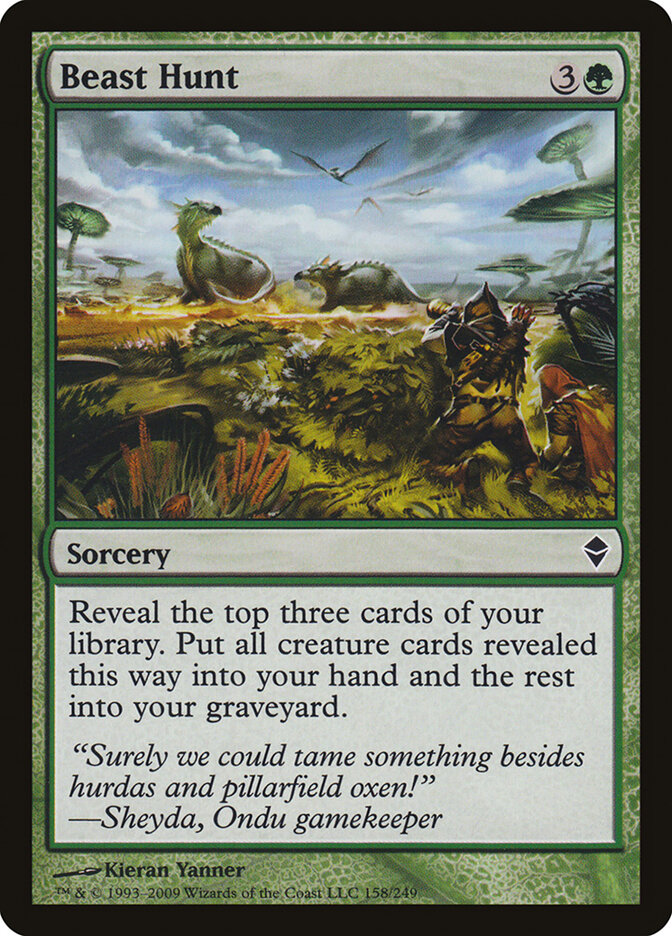 Beast Hunt card front