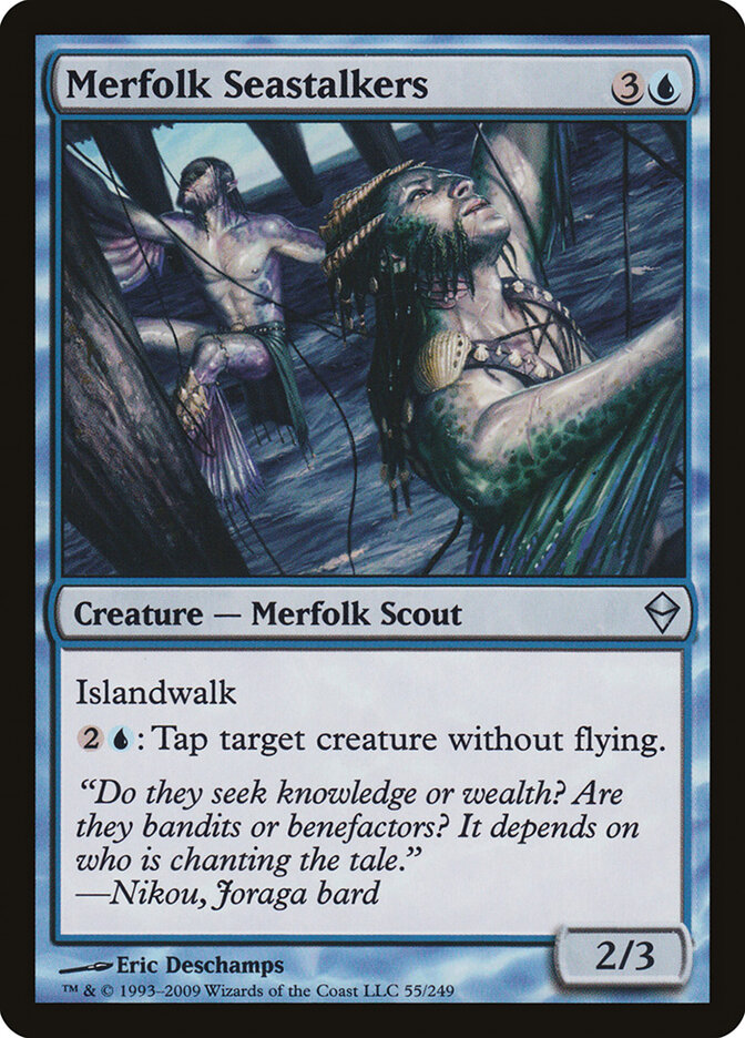 Merfolk Seastalkers card front