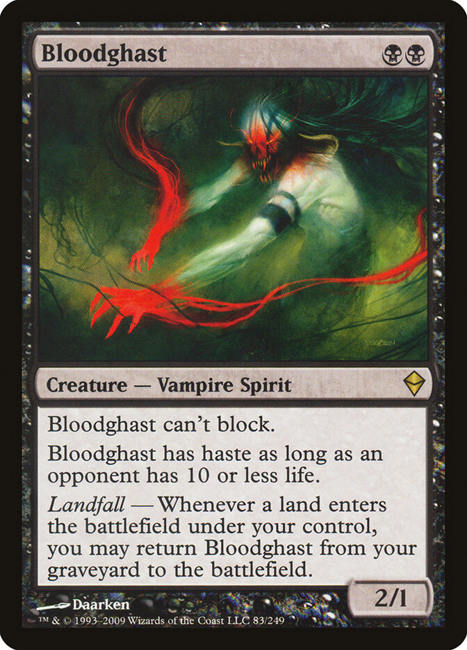 Bloodghast card front