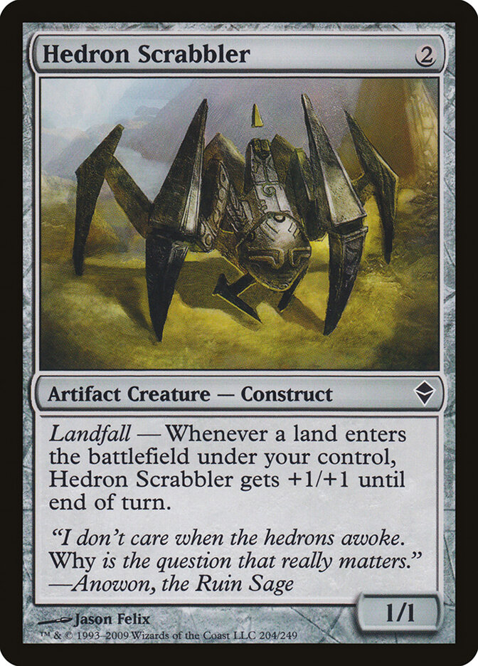 Hedron Scrabbler card front
