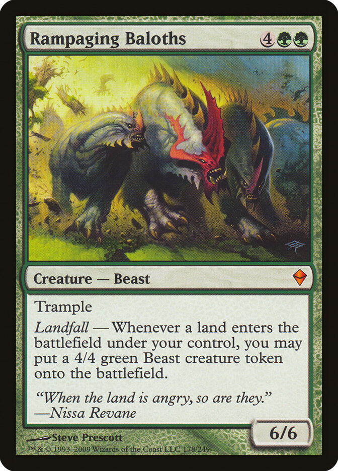 Rampaging Baloths card front