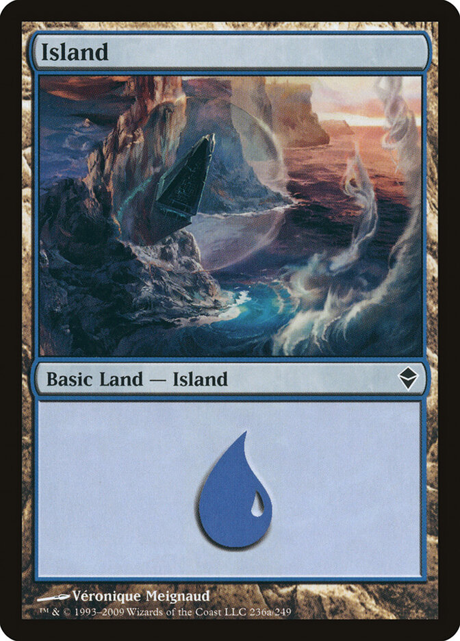 Island card front
