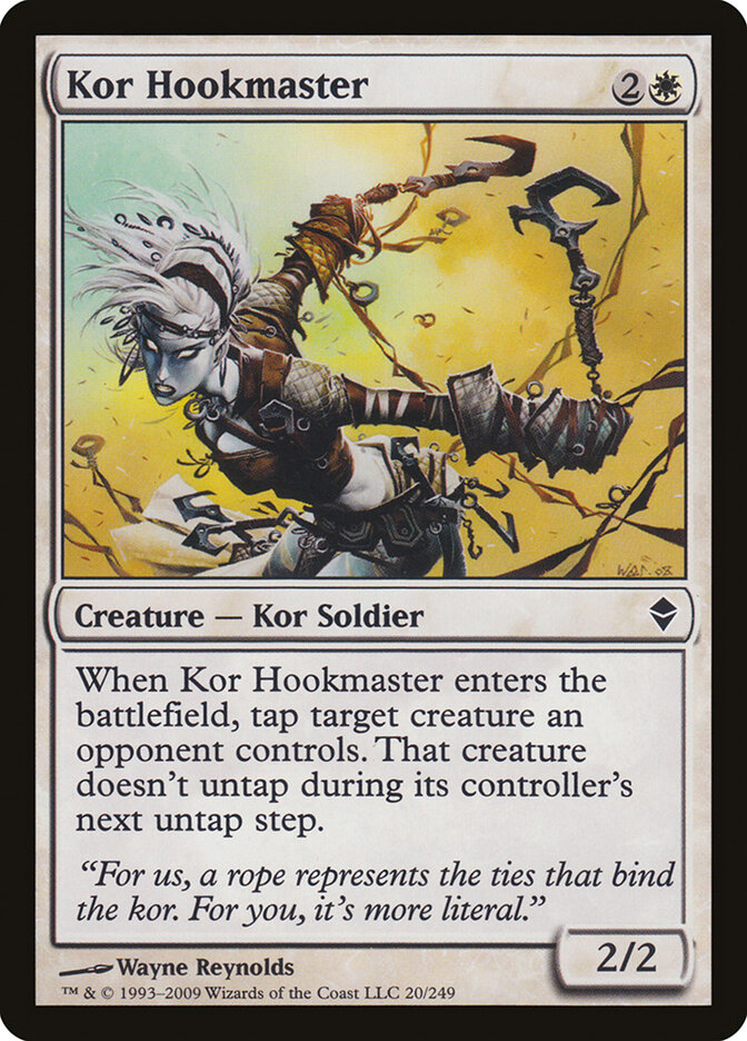 Kor Hookmaster card front