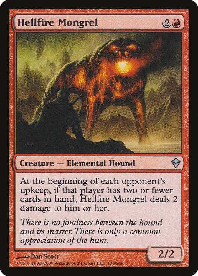 Hellfire Mongrel card front