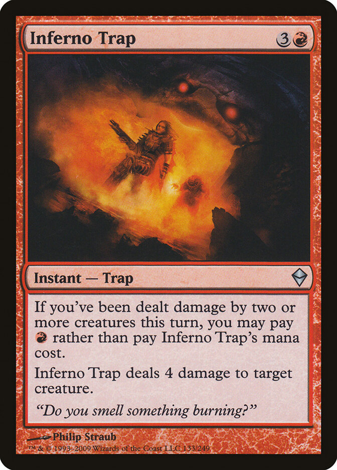 Inferno Trap card front