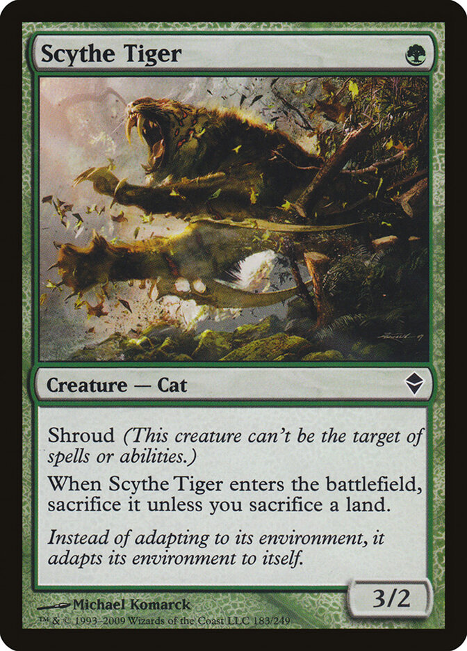 Scythe Tiger card front