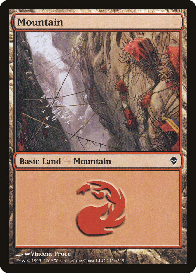Mountain card front