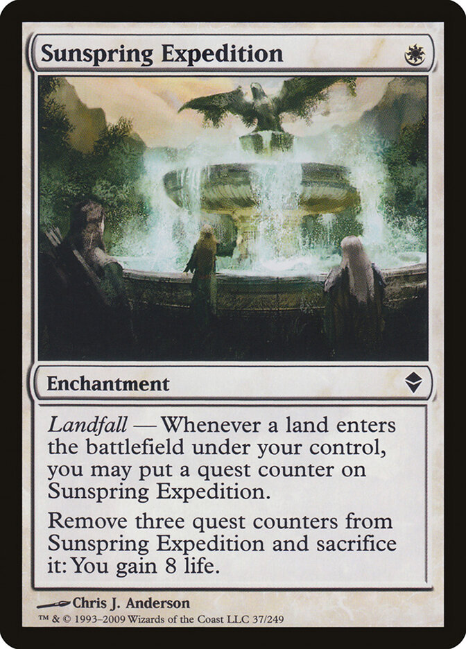 Sunspring Expedition card front