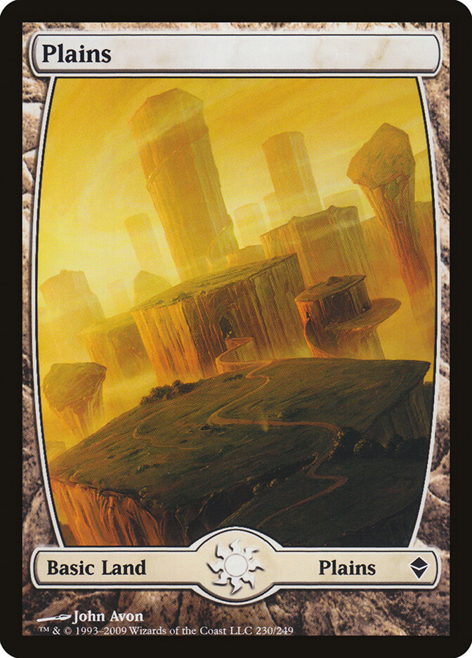 Plains card front