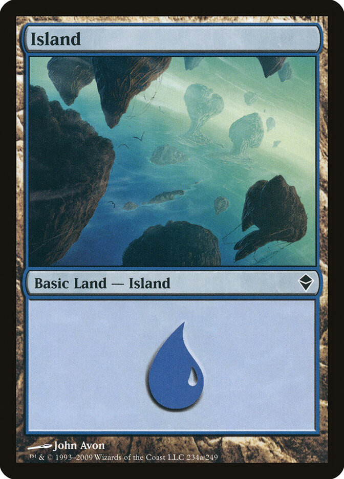Island card front