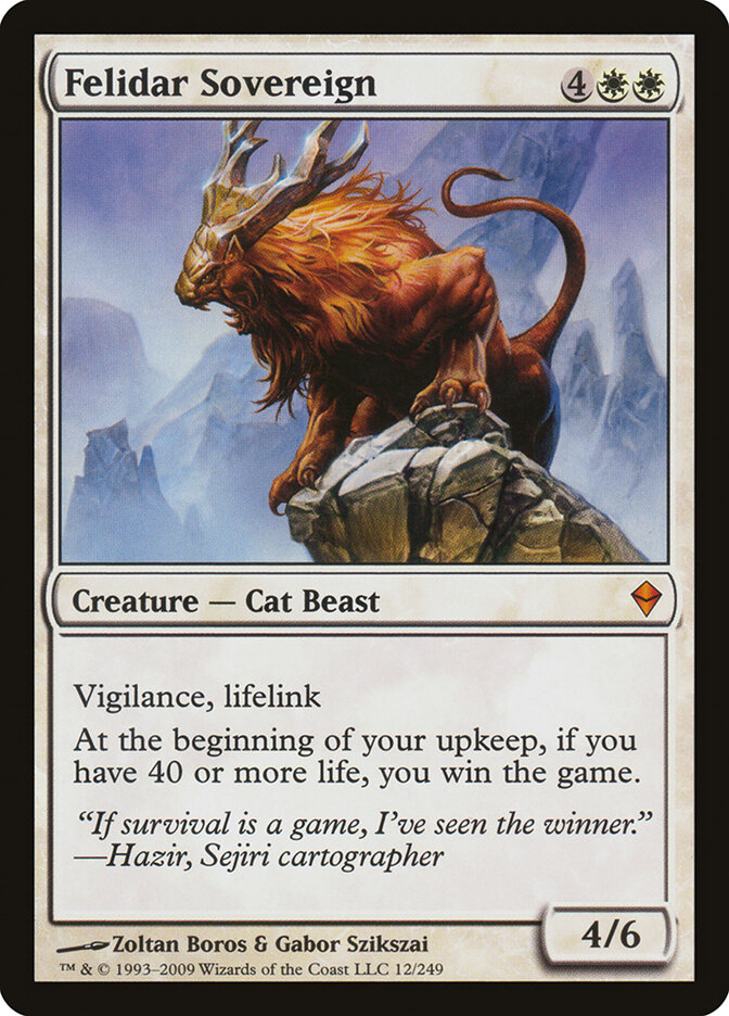 Felidar Sovereign card front