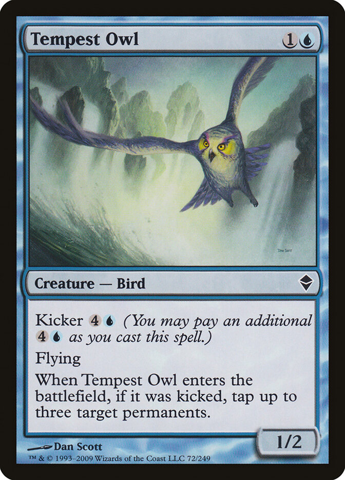 Tempest Owl card front