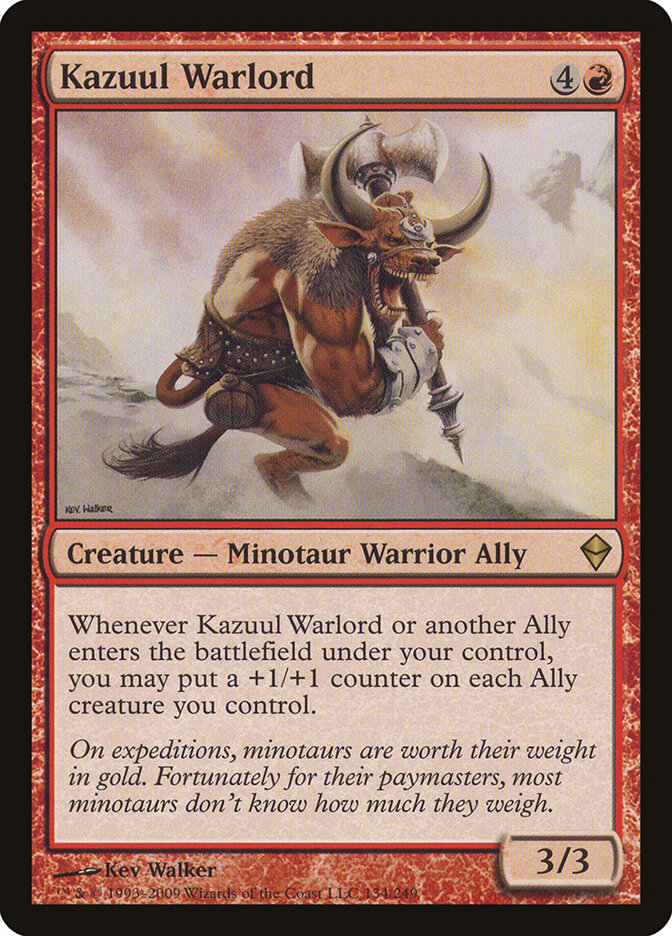 Kazuul Warlord card front