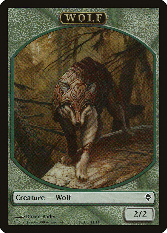 Wolf card front