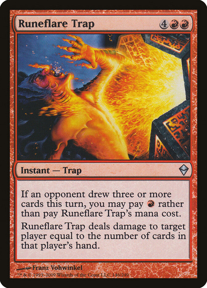 Runeflare Trap card front