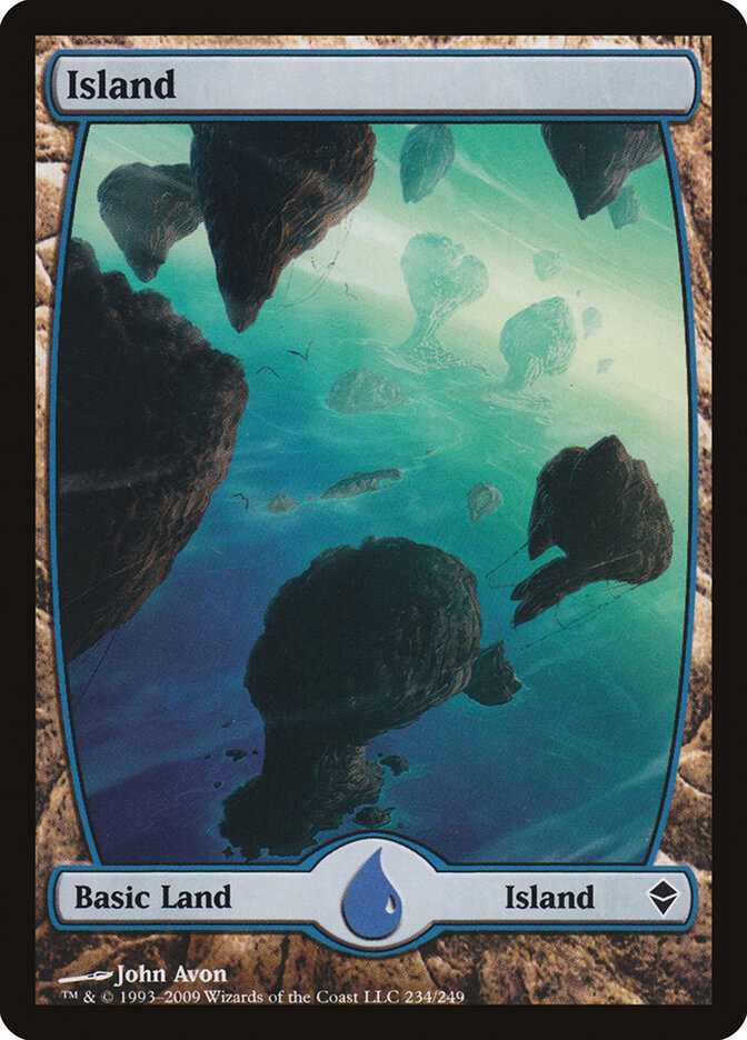 Island card front