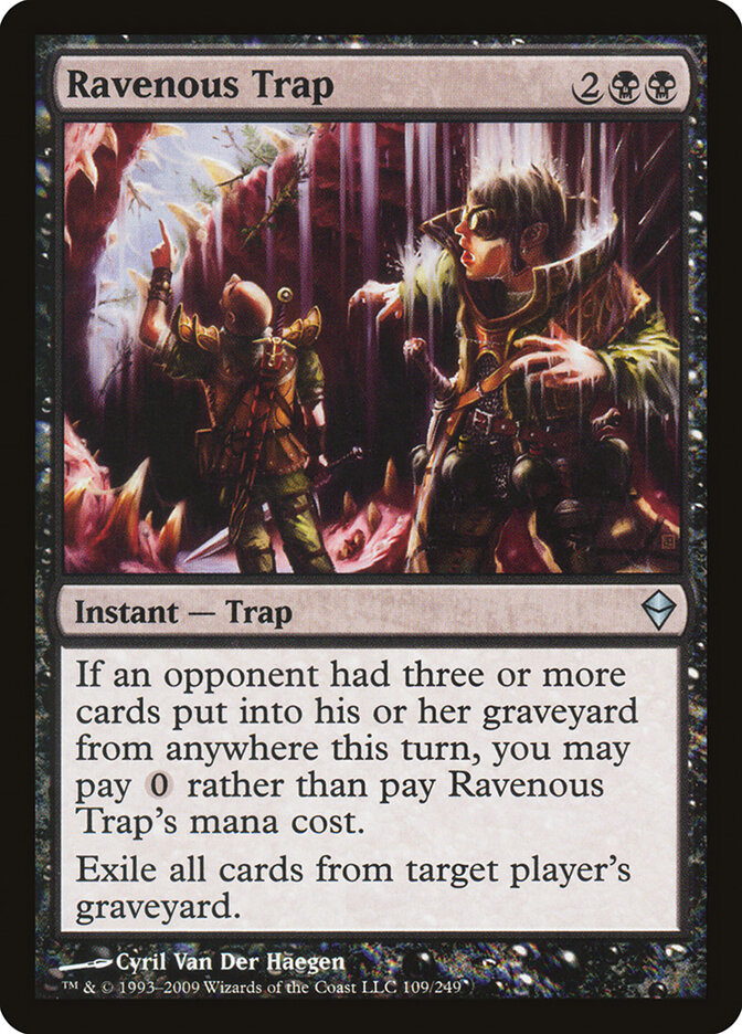 Ravenous Trap card front