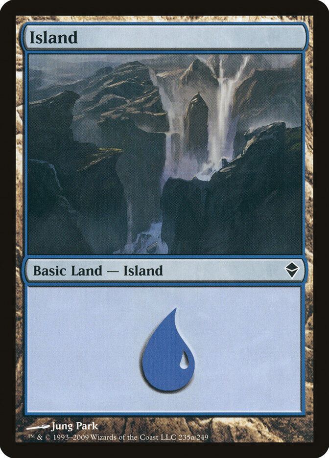 Island card front