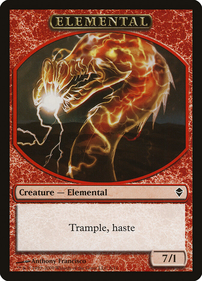 Elemental card front