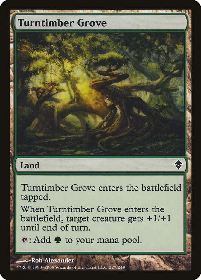 Turntimber Grove card front