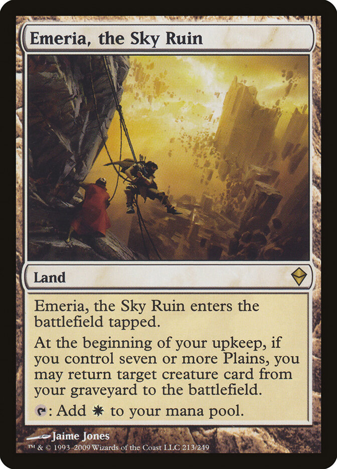 Emeria, the Sky Ruin card front