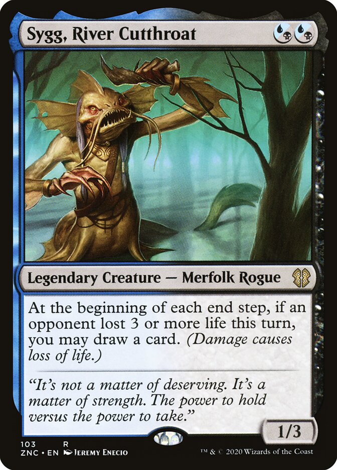 Sygg, River Cutthroat card front