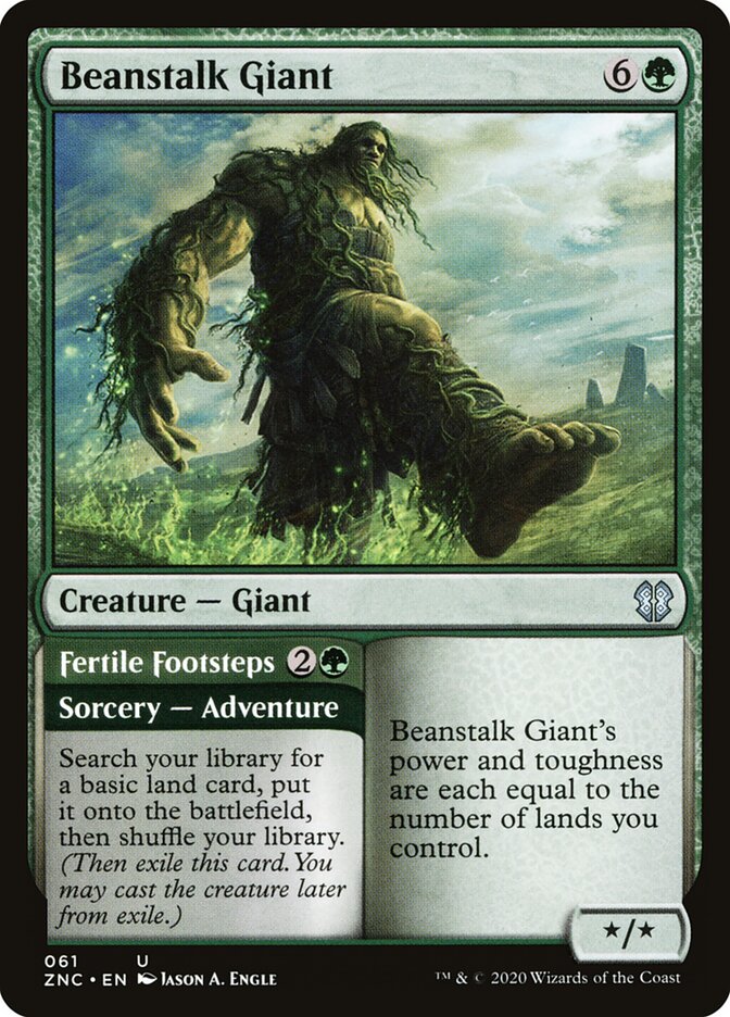 Beanstalk Giant card front