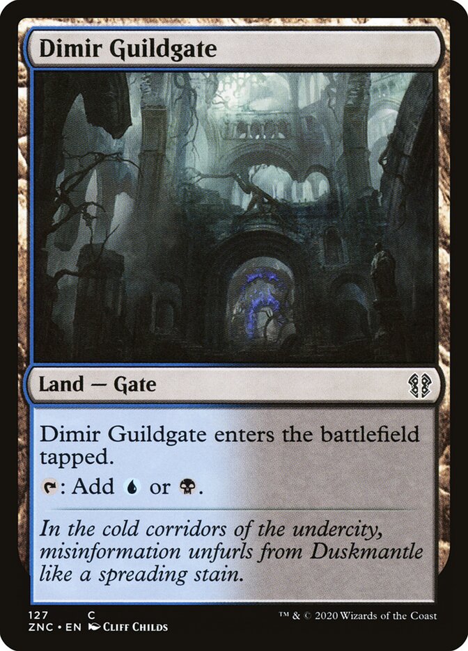 Dimir Guildgate card front