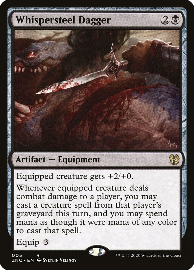 Whispersteel Dagger card front