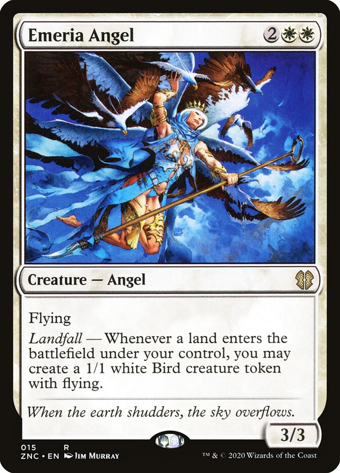 Emeria Angel card front