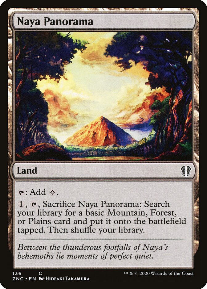 Naya Panorama card front