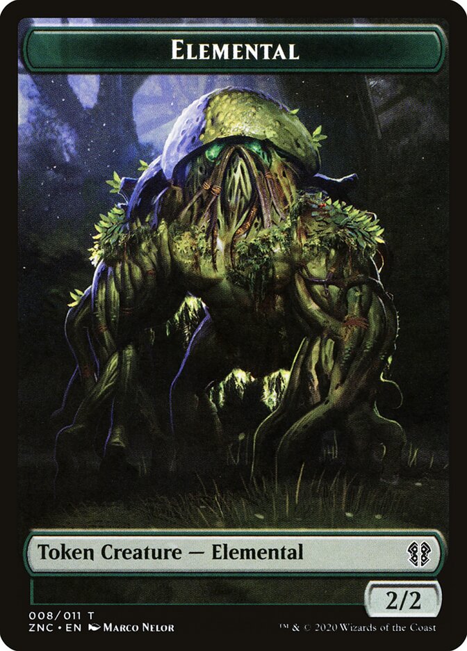 Elemental card front
