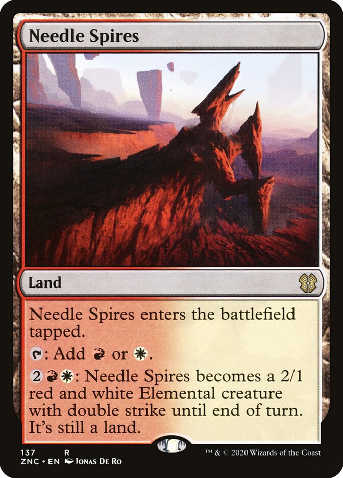 Needle Spires card front