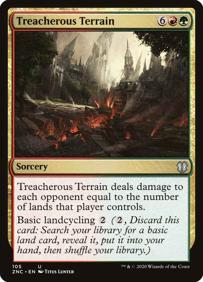 Treacherous Terrain card front