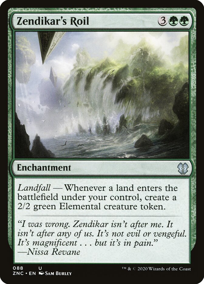 Zendikar's Roil card front