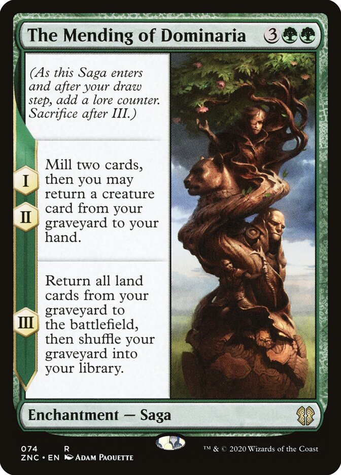 The Mending of Dominaria card front