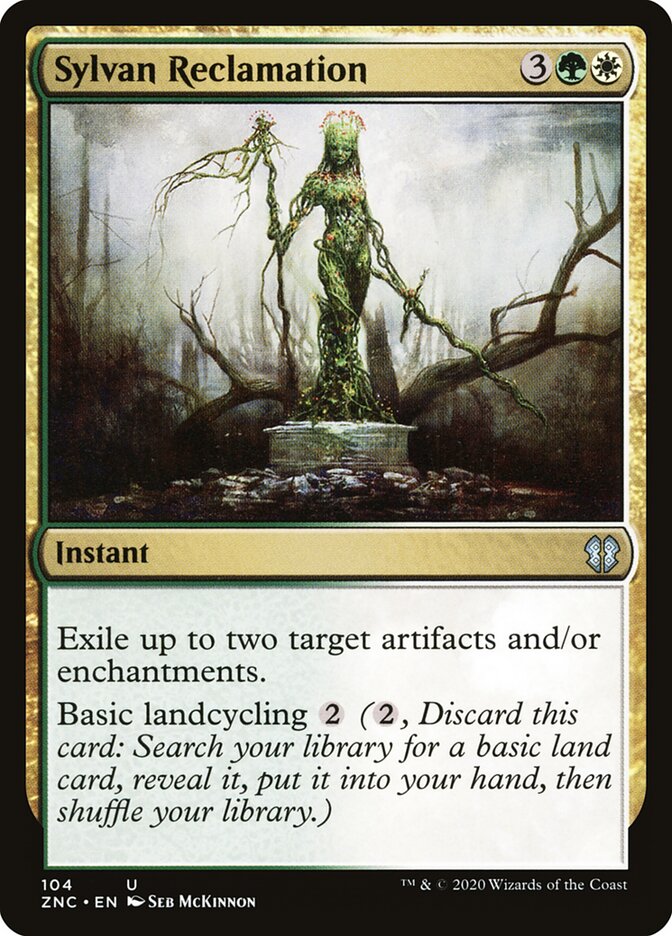 Sylvan Reclamation card front