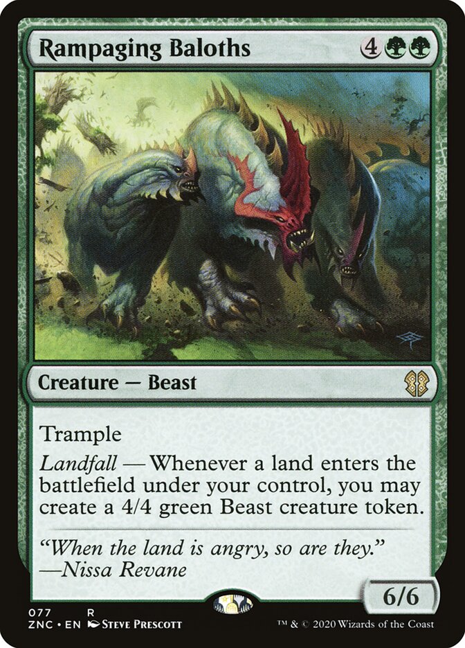 Rampaging Baloths card front