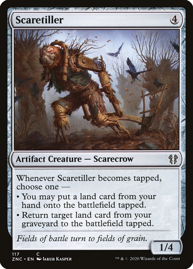 Scaretiller card front