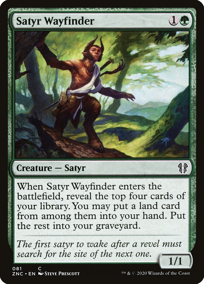 Satyr Wayfinder card front