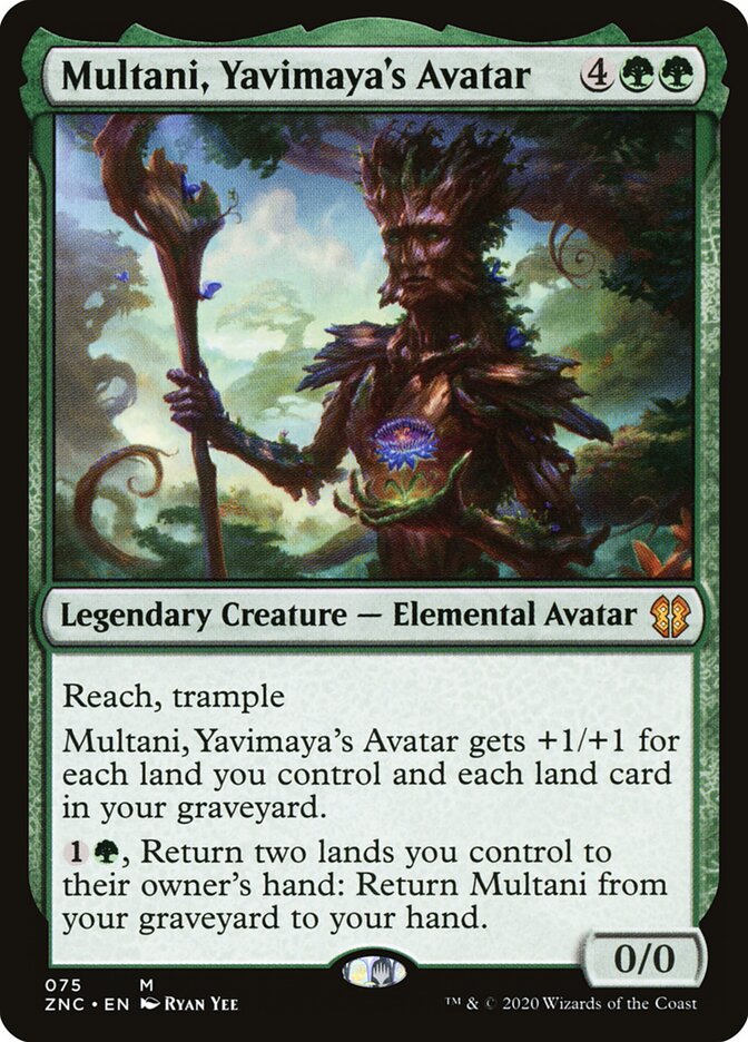 Multani, Yavimaya's Avatar card front